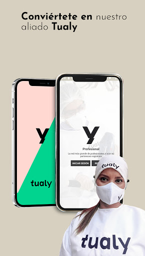 Android application Tualy - Únete como profesional screenshort