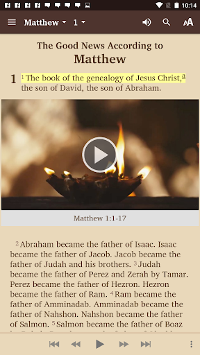 World English Bible multimedia Screen 2