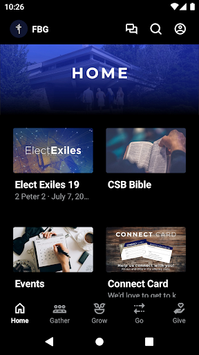 Android application First Baptist Gatlinburg screenshort