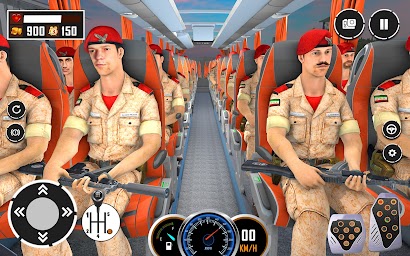 US Army Bus Driving: Bus Games