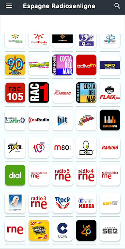 Android application Radios Espagne screenshort