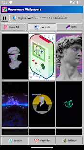Vaporwave Wallpapers & Radio Screenshot