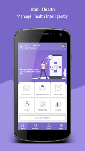 Android application Intelli Health – Manage Health screenshort