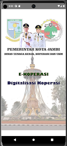 Android application e-Koperasi screenshort