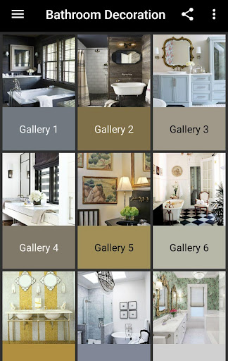 Android application Bathroom Ideas screenshort