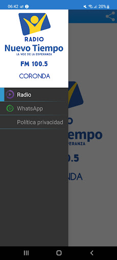 Radio Nuevo Tiempo Coronda Screen 3