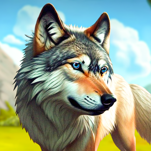 Wolf Game Wild Wolf Animal Sim logo