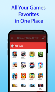 Game Speed Booster For Free Fire & PuPg