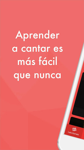 Android application Aprender a Cantar - Lecciones screenshort