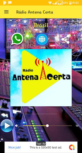 Android application Rádio Antena Certa screenshort
