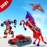 Horse Robot Transform Games : Tank Robot war 2021 icon
