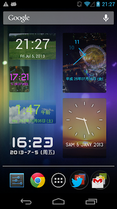 俺時計 時計ウィジェット Androidアプリ Applion