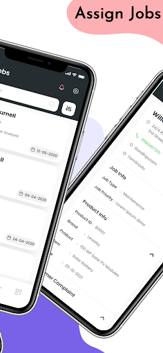 Unoservice Field Service App Screen 2