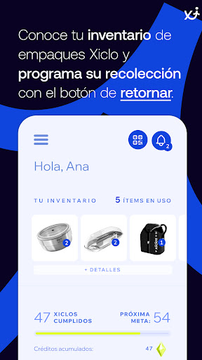 Android application Xiclo screenshort