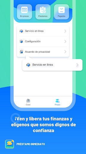 Captura de pantalla de Préstamo Inmediato-Súper peso