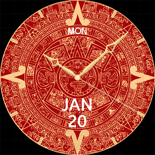 Aztec Calendar Watch Face Screenshot 4 - AppWisp.com