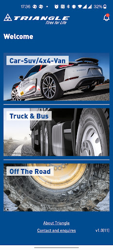 Android application Triangle Tyre screenshort