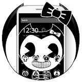 Black and White Ink Boy Theme icon