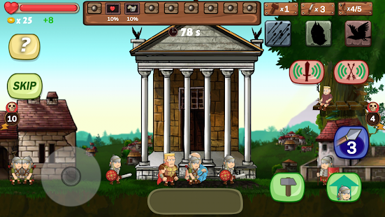 Screenshot dell'ultimo villaggio romano