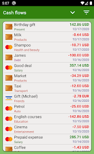 Expense Tracker - FinancePM Bildschirmfoto