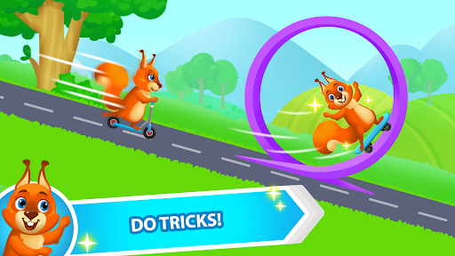 Android application Racing Games: Kids Numbers Run screenshort
