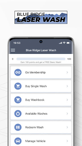 Android application Blue Ridge Laser Wash screenshort