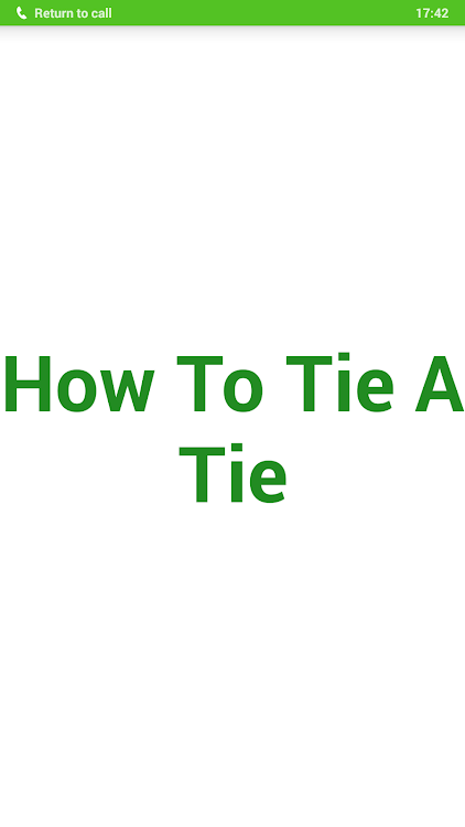 Tie A Tie - 3.1.6 - (Android)