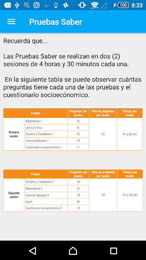 Pruebas Saber Screen 3