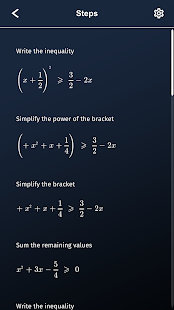 Solve inequalities 4.1.0 APK screenshots 4