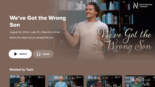 Screenshot of Northridge Church App