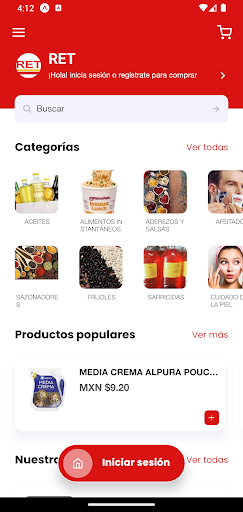 Android application RET screenshort