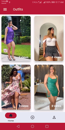 Android application Outfits screenshort