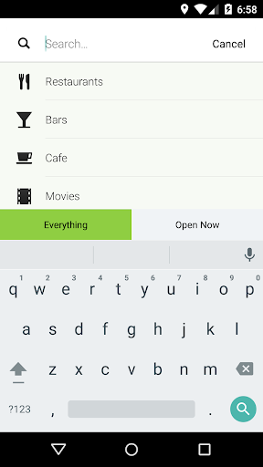 OpenGo - Find places open now Screen 2