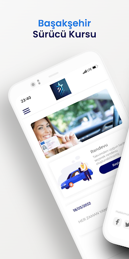 Android application Bahçeşehir Sürücü Kursu screenshort