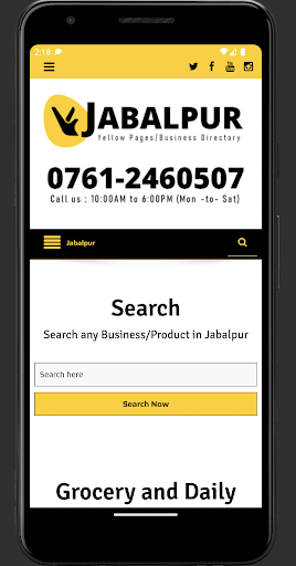 Jabalpur Info jabalpurinfo.com Screen 2