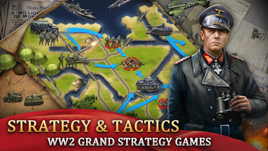 Captura de Pantalla 5 WW2: World War 2 Strategy & Ta android