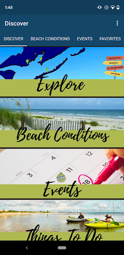 Android application Florida's Forgotten Coast screenshort