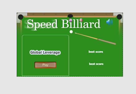 Speed Billiard table