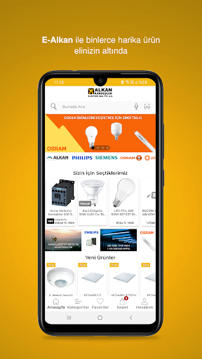 Android application E-Alkan screenshort