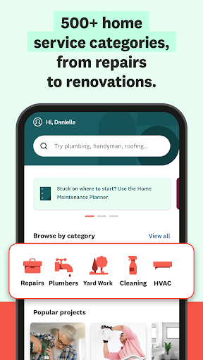 Screenshot of Angi: Hire Home Service Pros