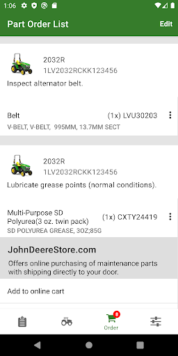 Screenshot of TractorPlus