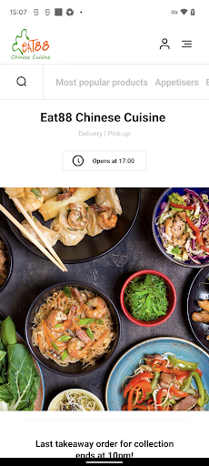 Android application Eat88 screenshort