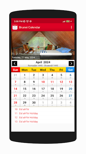 Brunei Calendar 2024 Screen 2