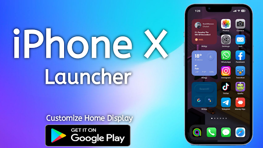 iPhone X Launcher and Theme