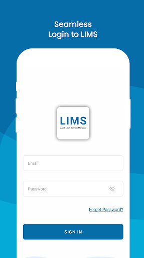 Android application AACE LIMS Sample Manager screenshort