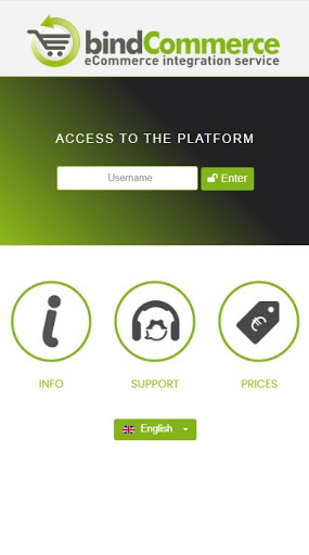 Android application bindCommerce screenshort