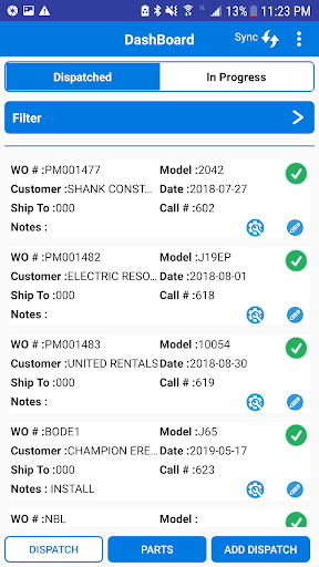 eFS Mobile Screen 2