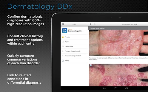 Dermatology DDx Screenshot