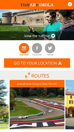 Android application VisitARe Imola screenshort