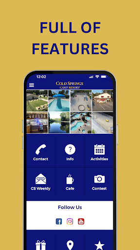 Android application Cold Springs Camp Resort screenshort